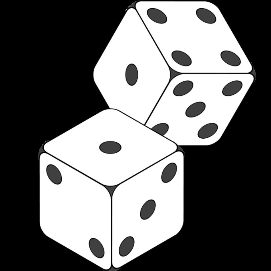 Adult playing dice