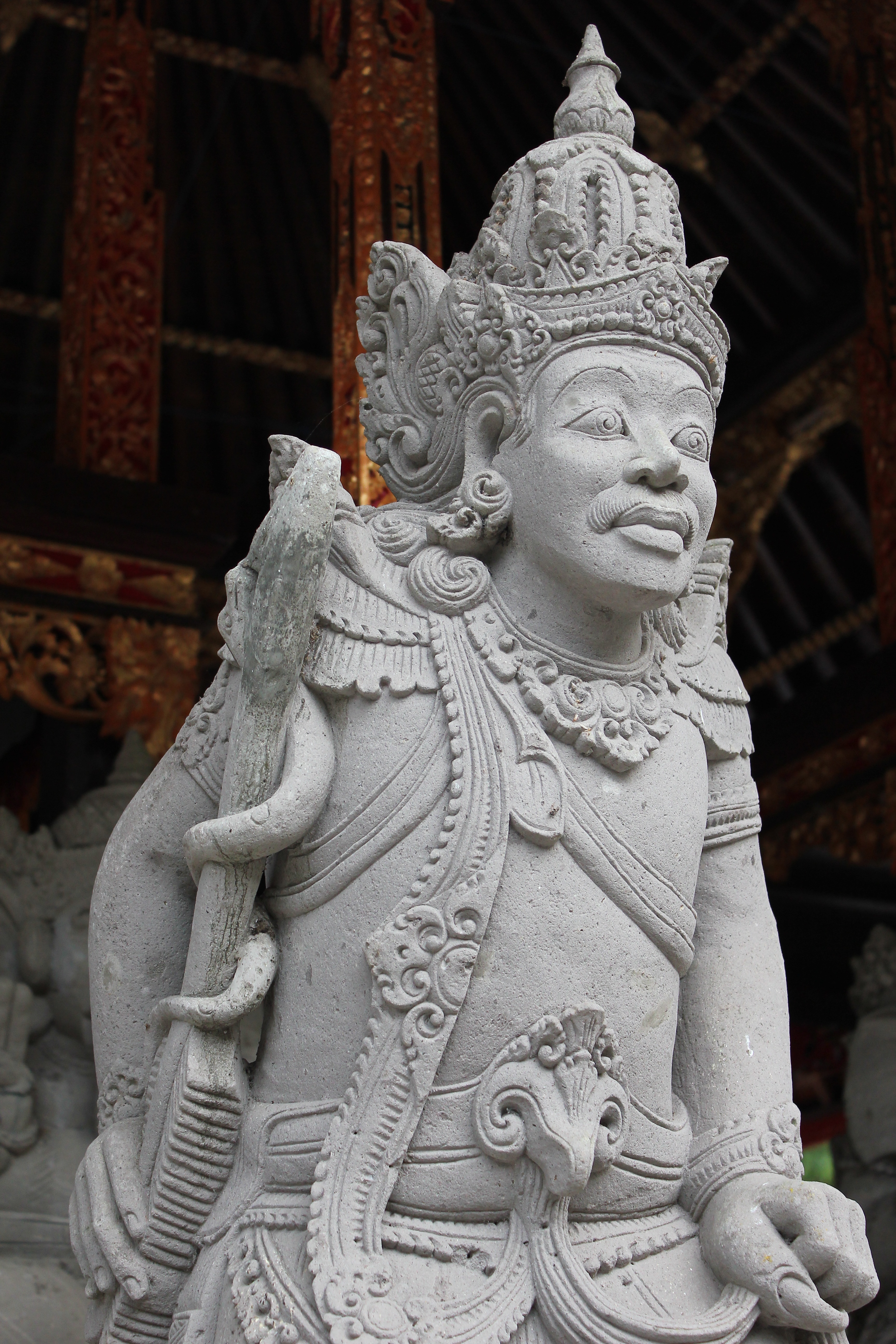 Asian pacific indonesian sculptures deities