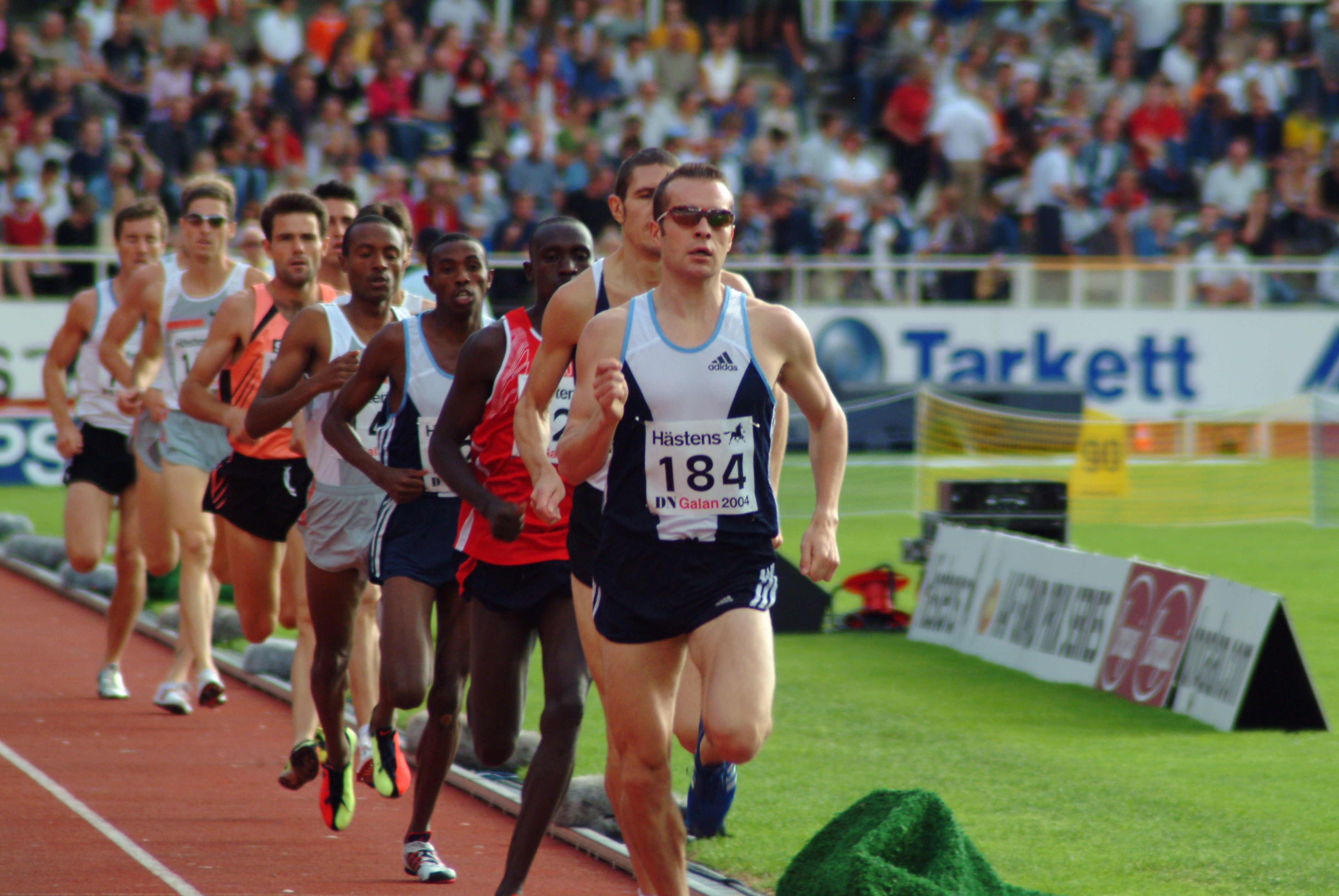 Upskirt of track and field runners