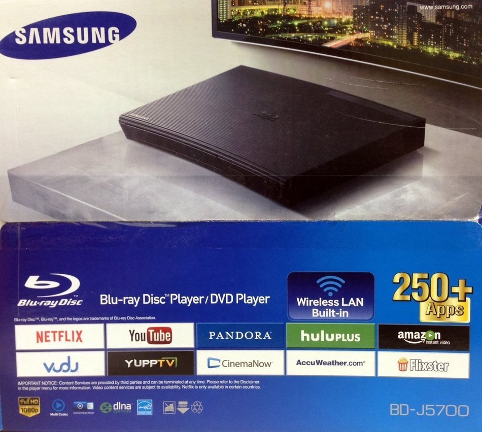 Samsung J Rf Wi Fi Multi System Region Free Blu Ray Disc Dvd Player