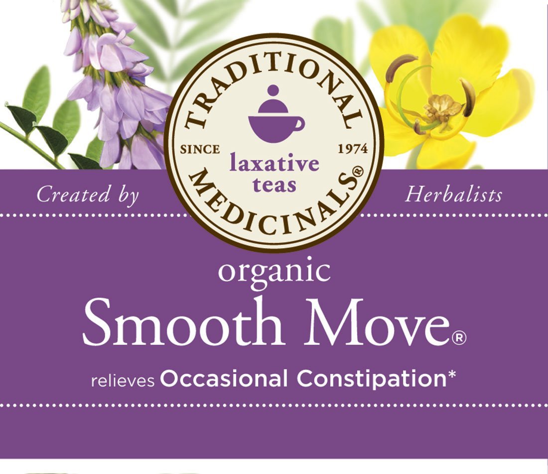 Traditional Medicinals Organic Smooth Move Tea Tea Bags Pack Of