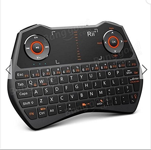 Rii I28 2 4GHz Wireless Backlit Keyboard Touchpad Fly Air Mouse Control