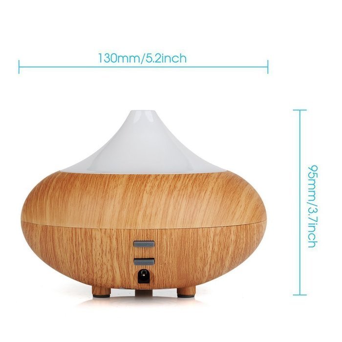 Maxshop Wood Grain Electric Aromatherapy Aroma Essential Oil Diffuser