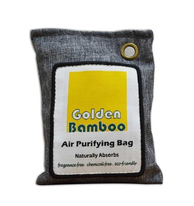 Golden Bamboo Activated Charcoal 100g Air Purifying Bag Odor