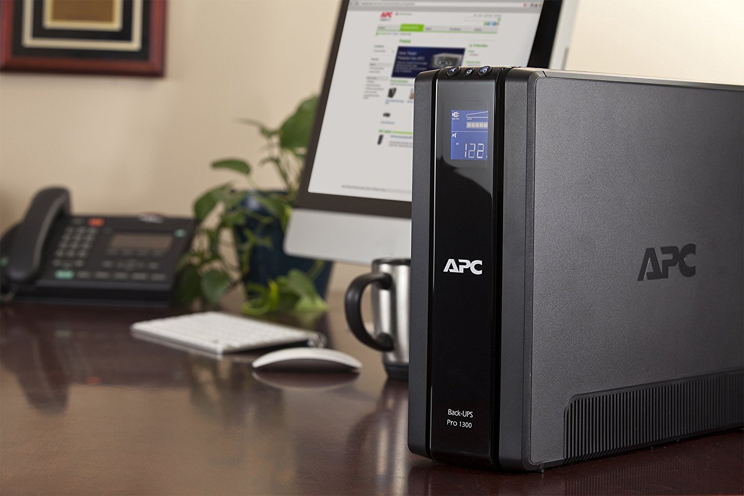 APC UPS Battery Back Up BR1000G Back UPS Pro 1000VA 8 Outlet