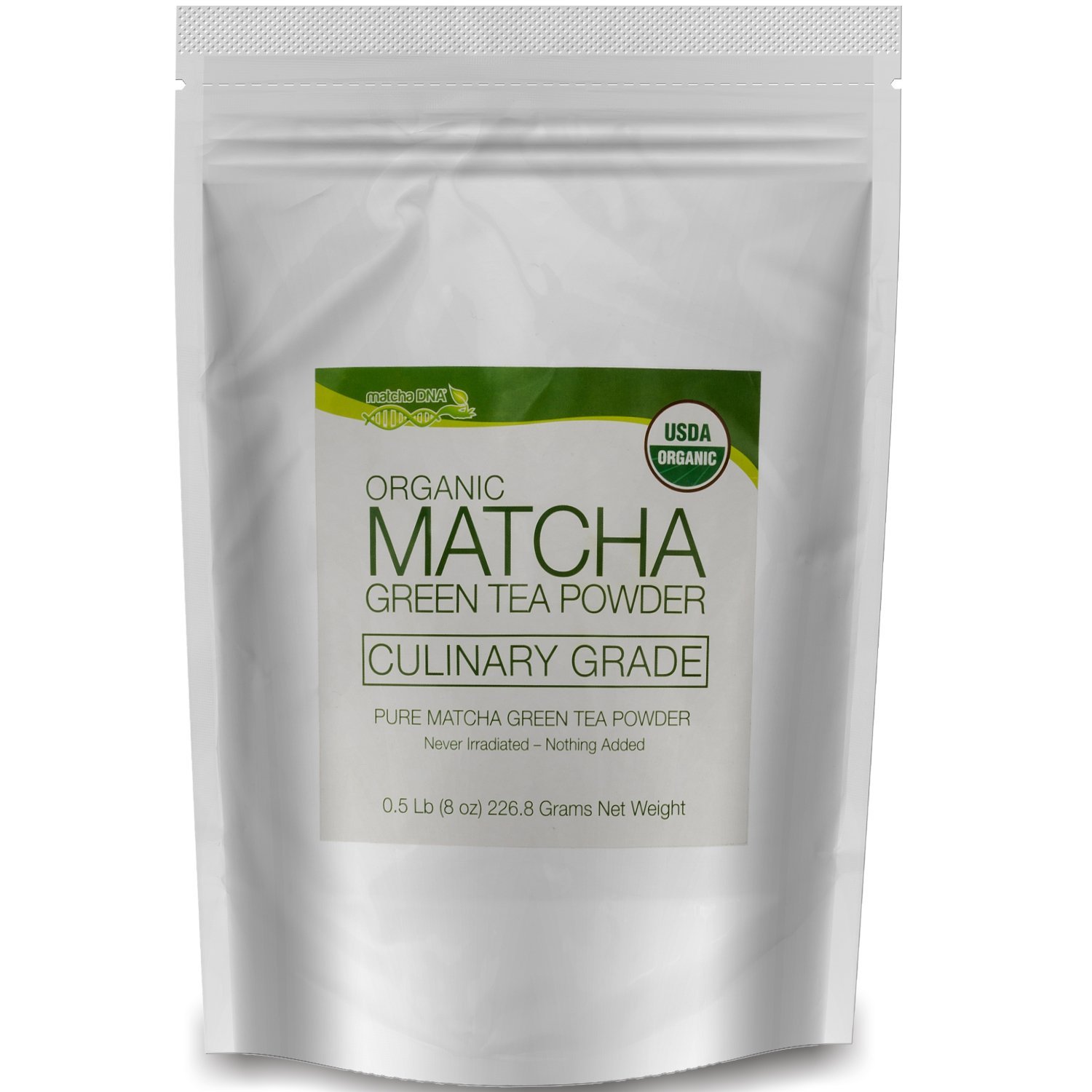 MatchaDNA Organic Culinary Matcha Green Tea Powder 16 Oz N21 Free Image