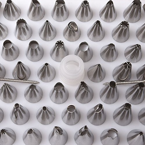 Pcs Icing Piping Nozzles Tips Tool Set Decorating Cake Sugar Craft