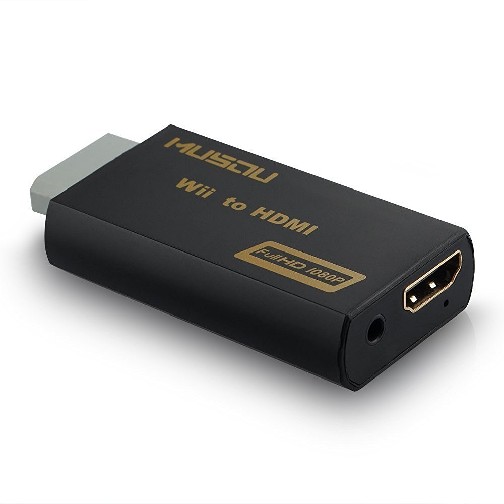 Musou Wii To Hdmi Converter P P Hd Output Upscaling Adapter