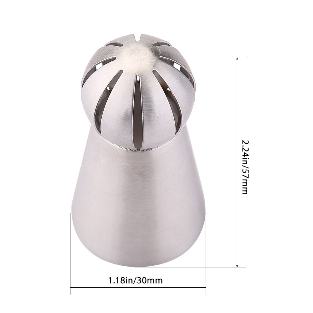 Uten Pcs Stainless Steel Russian Piping Nozzles Set Diy Pastry Icing