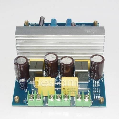 Two Channel L15DX2 IRS2092 CLASS D Power AMPLIFIER 125 500W 8R DC 55V