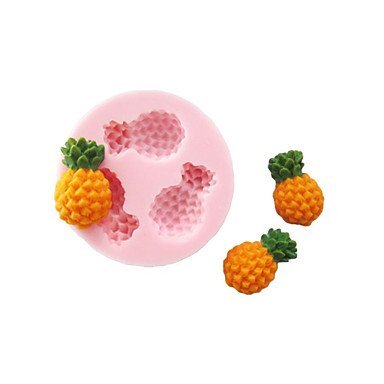 Y Xl H Three Holes Pineapple Fruit Silicone Mold Fondant Molds Sugar