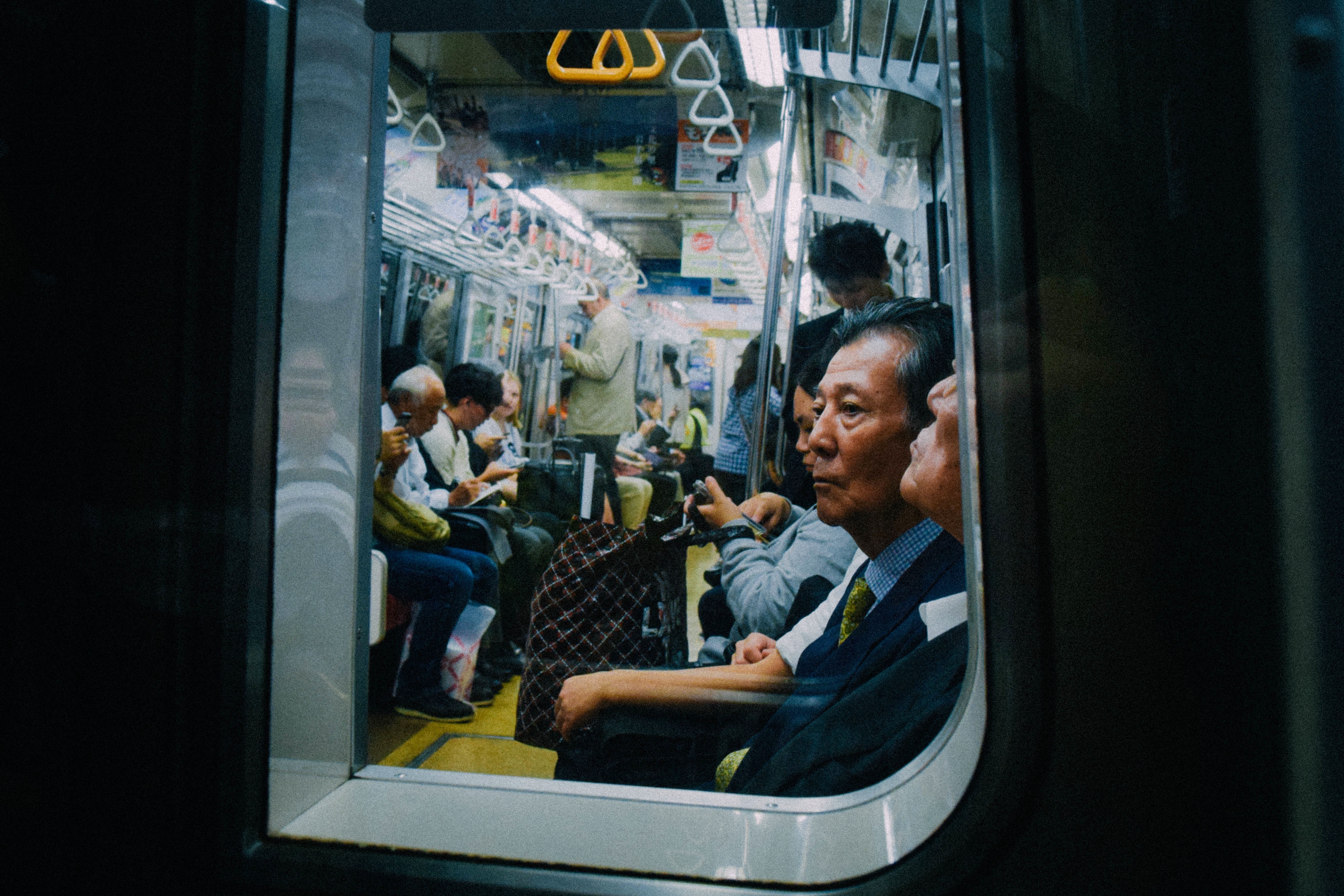 Stranger watching subway images