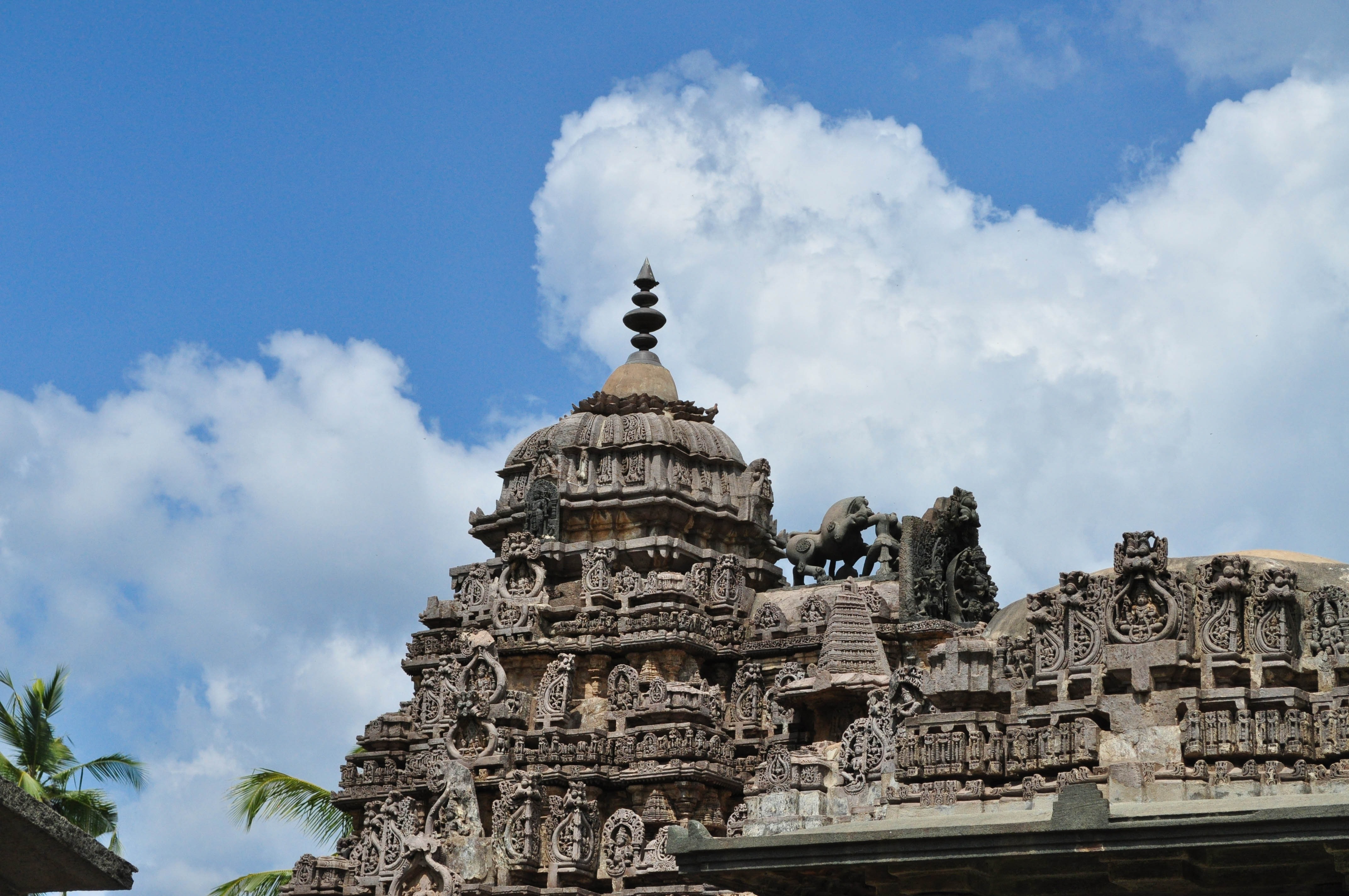 Nageshvara Chennakeshava Temple Ancient Stone Carving India Karnataka Mosale Free Image Download 0825