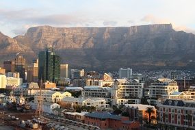 cape town table mountain sunny day view