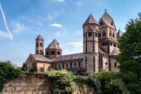 Maria Laach Abbey, medieval benedictine monastery, germany