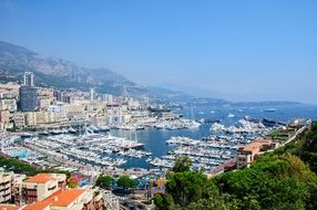 view of port at France, Principality of Monaco