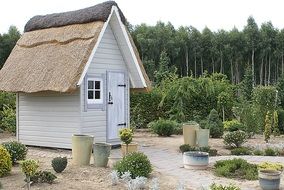 new bower in garden at forest