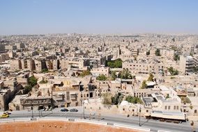 aerial view of aleppo