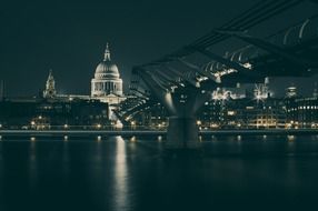 Landscape of the london at night