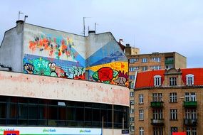 mural painting in Poznan