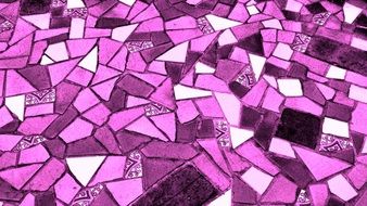 purple ceramic tile floor, background