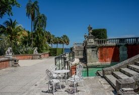 Villa Vizcaya is located in the Coconut Grove area of Miami, USA