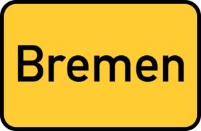 bremen yellow town sign city limits