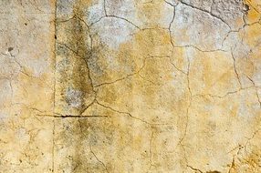 aged painted wall, cracked background