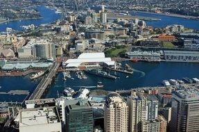 Darling harbor in Sydney, Australia