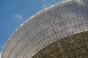 large radio telescope, detail, germany, Effelsberg