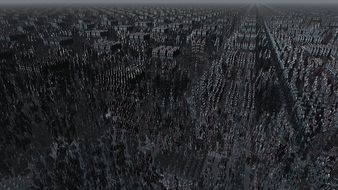 abstract dark cityscape, rendering