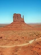 monument valley unique geological formation arizona utah usa