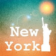 background for New York city