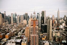 Manhattan from bird&#039;s eye view