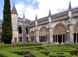 Monastery of Saint Mary of the Victory at park, portugal, batalha