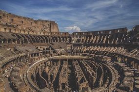 ancient colosseum in Rome