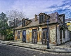 lafitteâs blacksmith shop building, usa, louisiana, new orleans