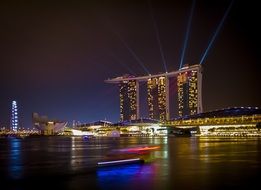 Marina Bay Sands is an integrated resort fronting Marina Bay in Singapore