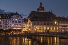 town hall builing in lucerne