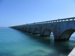 great bridge over the sea, Florida