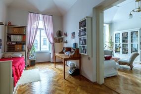 light bedroom hall real estate apartment home