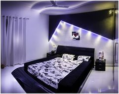 bedroom interior lights modern
