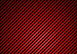 red background with dark diagonal stripes