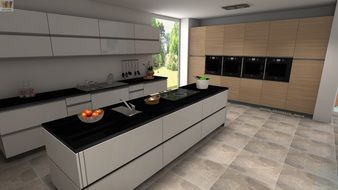 Stylish kitchen interior