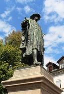 st gallen city father bronze sculpture