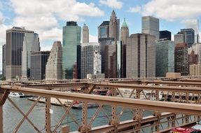 view of manhattan from the bridge