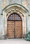 Old castle door