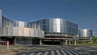 museum of glass, front of building, usa, new york, corning