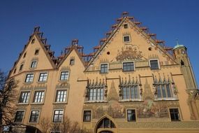 Historic landmark facade building