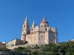 Sanctuary of Our Lady church at sky, malta, Mellieħa